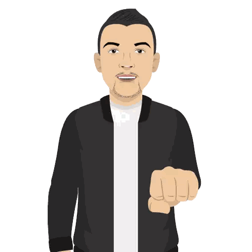 Man Holding Bro Sign Sticker