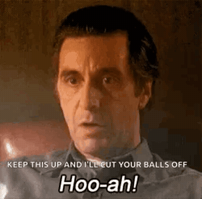 Man Holding Candle Cutting Balls Off GIF