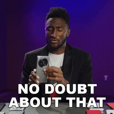 Man Holding Cell Phone No Doubt GIF