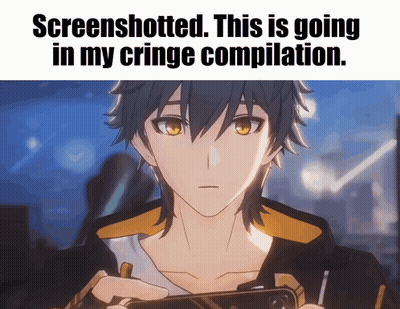 Man Holding Cell Phone This Is Going In My Cringe Compilation GIF