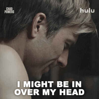 Man Holding Child In Front Of Chad Powers Fence GIF