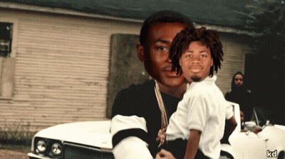 Man Holding Child With KD GIF