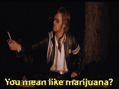 Man Holding Cigarette You Mean I Like Marijuana GIF