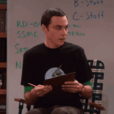 Man Holding Clipboard In Front Of Whiteboard Saying B-Stoff GIF