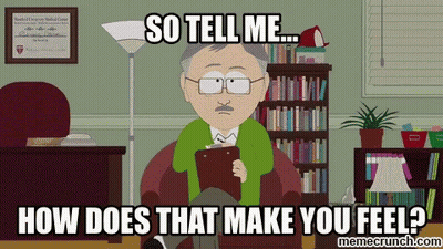 Man Holding Clipboard Saying So Tell Me How Does That Make You Feel GIF