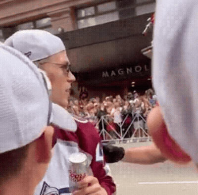 Man Holding Coors Light Talking GIF