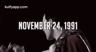 Man Holding Crown November 24 1991 GIF