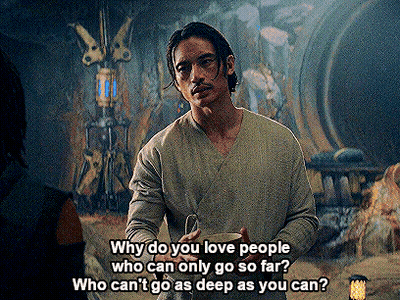 Man Holding Cup Asking Why Do You Love People GIF