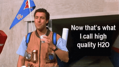 Man Holding Cup Now That's What I Call High Quality H2O GIF