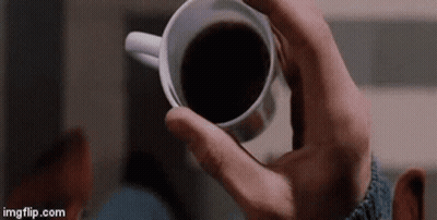 Man Holding Cup Of Coffee GIF
