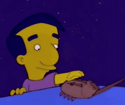 Man Holding Dinosaur's Head GIF