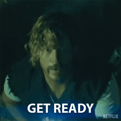 Man Holding Flashlight Get Ready GIF