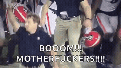 Man Holding Football Saying Booom Motherfuckers GIF