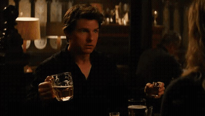 Man Holding Glass Of Beer GIF