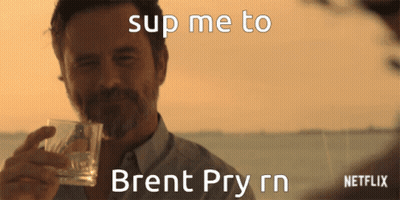 Man Holding Glass Of Water Sup Me To Brent Pry Rn Netflix GIF