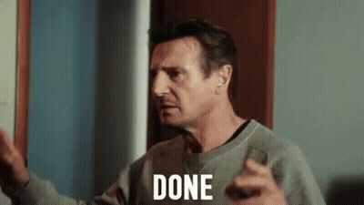 Man Holding Glass Of Wine Saying Done GIF