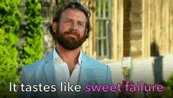 Man Holding Glass Of Wine Sweet Failure GIF