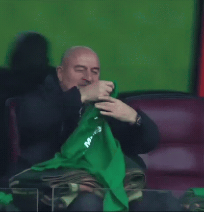 Man Holding Green Jersey With Number 1 GIF