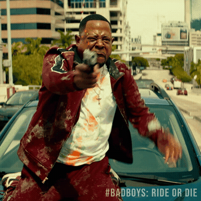 Man Holding Gun By Car Badboys Ride Or Die GIF