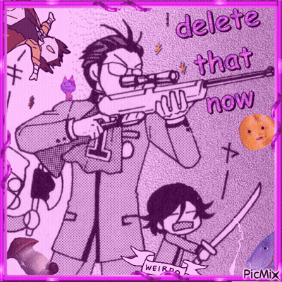 Man Holding Gun Delete That Now GIF