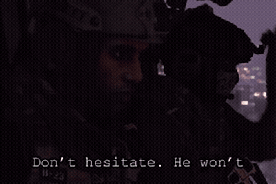 Man Holding Gun Don't Hesitate He Won't GIF