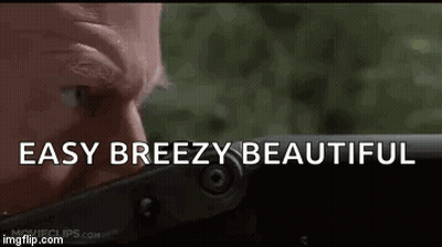 Man Holding Gun Easy Breezy Beautiful GIF