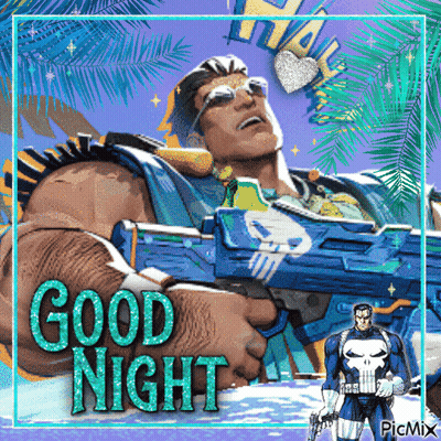 Man Holding Gun Good Night GIF