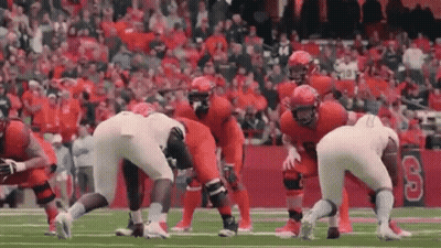 Man Holding Gun In Circle Saying Forty Niners GIF