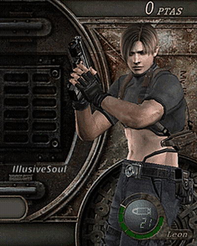 Man Holding Gun In Video Game With 0 Ptas GIF