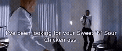 Man Holding Gun In Waiting Room GIF