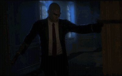 Man Holding Gun Kitchen Hitman Has Returned GIF