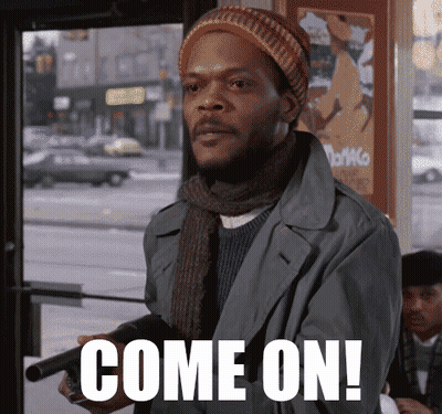 Man Holding Gun Saying Come On GIF