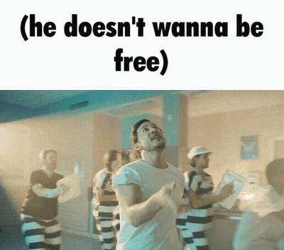Man Holding Gun Saying Does Anyone Want To Play MC Today GIF