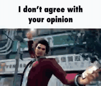 Man Holding Gun Saying I Don't Agree With Your Opinion GIF