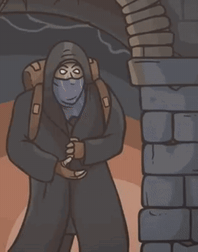 Man Holding Gun Saying Welcome GIF