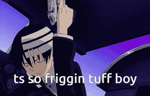 Man Holding Gun Ts So Friggin Tuff Boy GIF