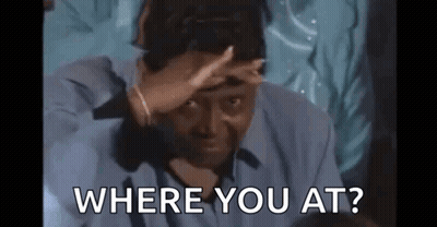 Man Holding Hand To Forehead Asking Where You Are GIF