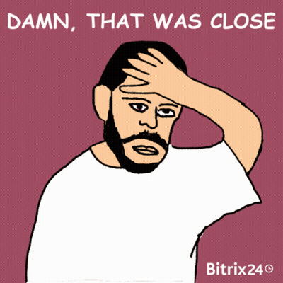 Man Holding Hand To Forehead Damn That Was Close GIF