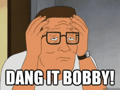 Man Holding Head Dang It Bobby GIF