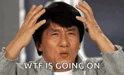 Man Holding Head Making Funny Face GIF