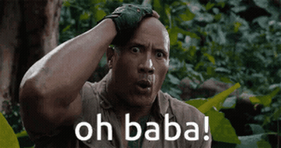 Man Holding Head Saying Oh Baba GIF
