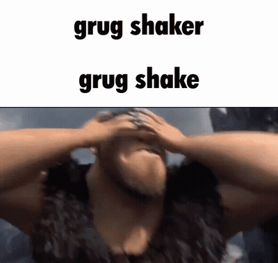 Man Holding Head With Hands Saying Grug Shaker Grug Shake GIF