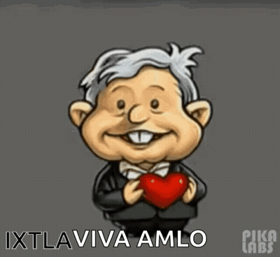 Man Holding Heart Ixtlaviva Amlo GIF