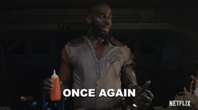 Man Holding Ketchup Saying Once Again GIF