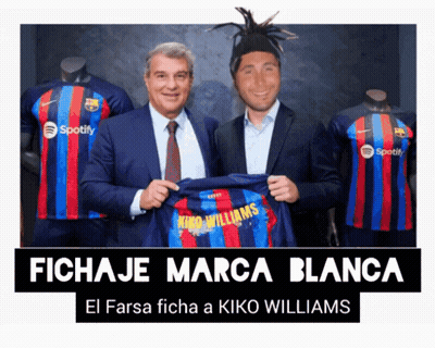 Man Holding Kiko Williams Jersey Next To Man In Spotify Shirt GIF