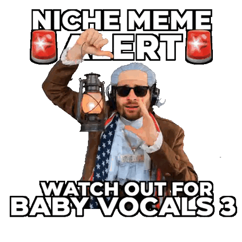 Man Holding Lantern Niche Meme Expert Sticker