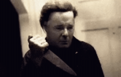 Man Holding Large Knife At Camera GIF