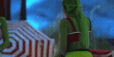 Man Holding Letter P Card In Front Of Ballot Box GIF