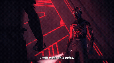 Man Holding Lightsaber I Will Make This Quick GIF