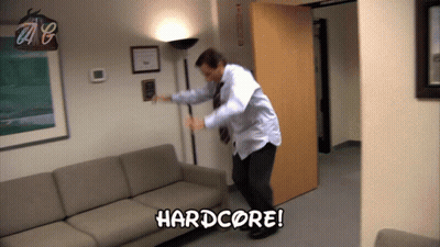 Man Holding Meat With Reviewonivere.com Logo GIF